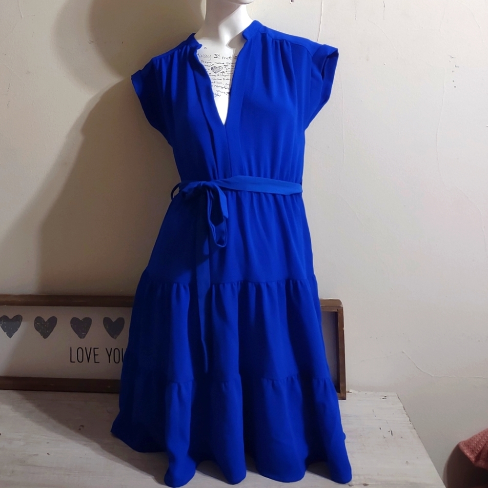 Blue dress